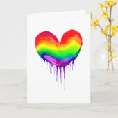 Ik hou van je met heel mijn hart | LGBTQIA+ Kaart (Gele Bloem)