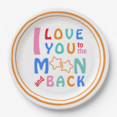 Ik hou van je met het Bord van het Moon en Back Ro (Voorkant)