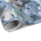 Ik hou van je met mooie sneeuwvlokken. cadeaupapier (Rol Hoek)