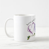 Ik hou van je met Owl mijn hart, schattige kunstca Koffiemok (Links)