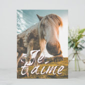 Ik hou van je met paard bekeken (Staand voorkant)