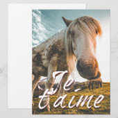 Ik hou van je met paard bekeken (Voorkant / Achterkant)