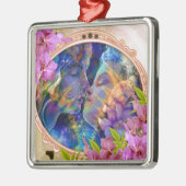 Ik hou van je metalen ornament (Links)