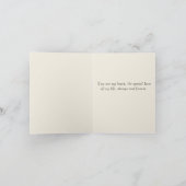 Ik hou van je mijn hele leven - Koppel met rode ro Kaart (Binnen)