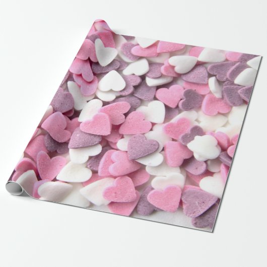 Ik hou van je, mijn lieve Valentijn met een mooi h Cadeaupapier (Uitgerold)