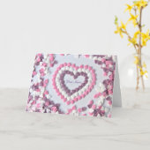 Ik hou van je, mijn lieve Valentijn met een mooi h Kaart (Gele Bloem)