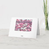 Ik hou van je, mijn lieve Valentijn met suikerhart Kaart (Achterkant)