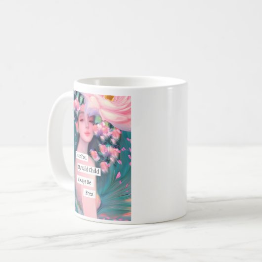 Ik hou van je, mijn wilde kind koffiemok (Voorkant links)