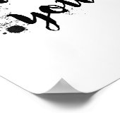 Ik hou van je - minimalistisch poster (Hoek)