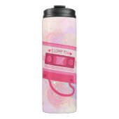 Ik hou van je mixtape thermosbeker (Voorkant)