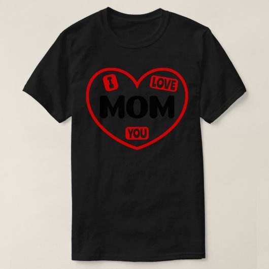 Ik hou van je moeder 1 t-shirt (Design voorkant)