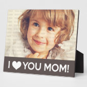 Ik hou van je moeder - Aangepaste foto Fotoplaat (Zijkant)