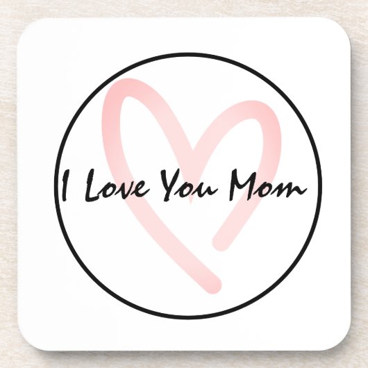 Ik hou van je moeder. bier onderzetter (Voorkant)