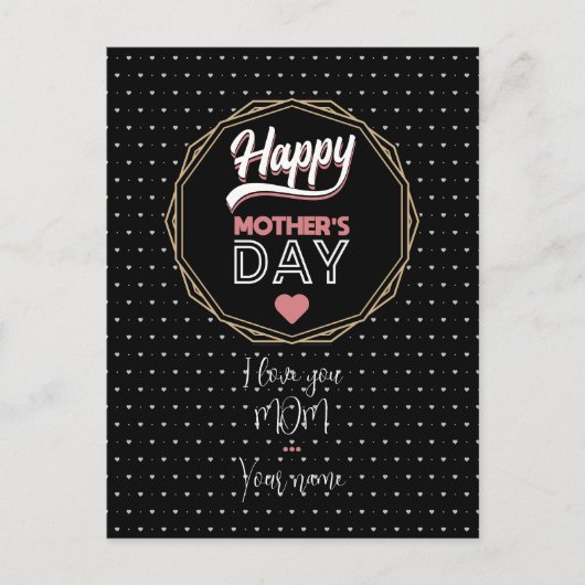 Ik hou van je moeder briefkaart (Voorkant)