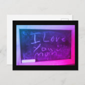 Ik hou van je moeder briefkaart (Voorkant / Achterkant)