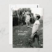Ik hou van je moeder briefkaart (Voorkant / Achterkant)