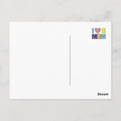Ik hou van je moeder briefkaart (Achterkant)