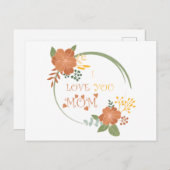 Ik hou van je moeder briefkaart (Voorkant / Achterkant)