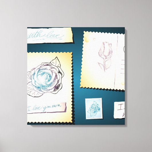 Ik hou van je moeder, canvas afdruk (Voorkant)