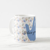 Ik hou van je moeder Coffee Mok (Voorkant links)