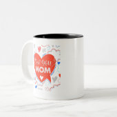 Ik hou van je moeder Coffee Tone Mok (Voorkant links)
