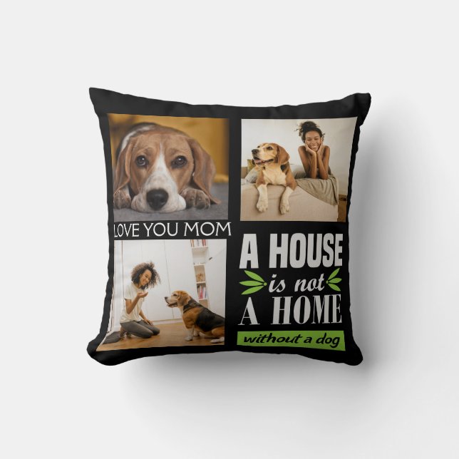 Ik hou van je moeder... drie fotocollage en een ho kussen (Voorkant)