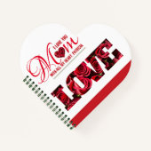 Ik hou van je moeder Elegant Modern Moederdag Notitieboek (Voorkant)