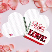 Ik hou van je moeder Elegant Modern Moederdag Notitieboek