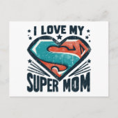 Ik hou van je moeder feestdagenkaart (Voorkant)