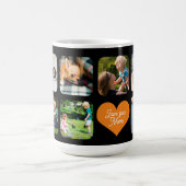 Ik hou van je moeder foto collage gepersonaliseerd koffiemok (Center)