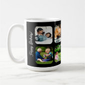 Ik hou van je moeder foto collage gepersonaliseerd koffiemok (Links)