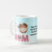 Ik hou van je moeder Fotobericht Moederdag Gift Koffiemok (Voorkant links)