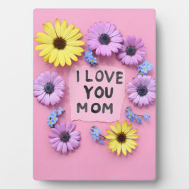 Ik hou van je moeder fotoplaat