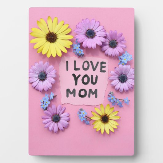 Ik hou van je moeder fotoplaat (voorkant)