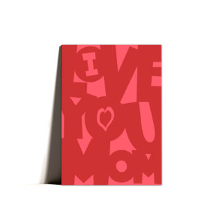 Ik hou van je moeder Happy Mothers Day Humor Feestdagen Kaart