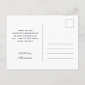 Ik hou van je moeder harttypografie moederdag foto briefkaart (Achterkant)