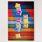 Ik hou van je moeder Jigzaag Puzzle Happy Moederda Legpuzzel (Verticaal)