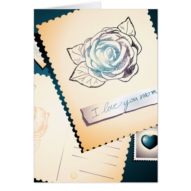 Ik hou van je moeder, kaart (Voorkant)