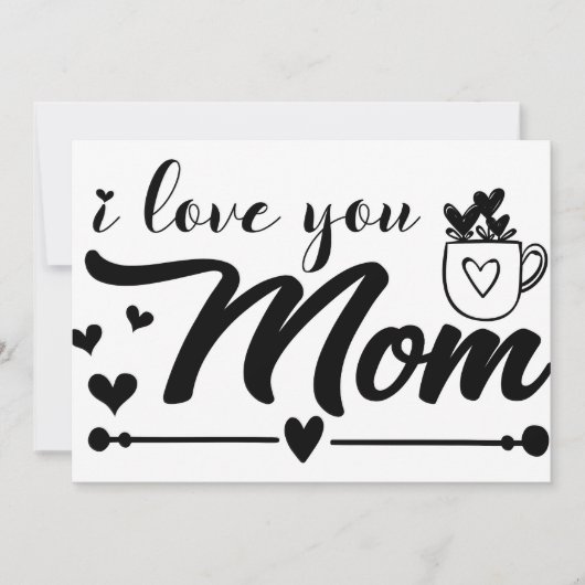 Ik hou van je moeder kaart (Voorkant)