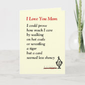 Ik hou van je moeder kaart (Voorkant)