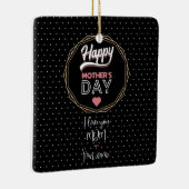 Ik hou van je moeder keramisch ornament (Rechts)