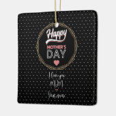 Ik hou van je moeder keramisch ornament (Links)