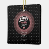 Ik hou van je moeder keramisch ornament (Links)