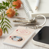 Ik hou van je moeder Moderne foto Keepsake Moederd Sleutelhanger (Voorkant Rechts)