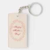 Ik hou van je moeder Moderne foto Keepsake Moederd Sleutelhanger (achterkant)