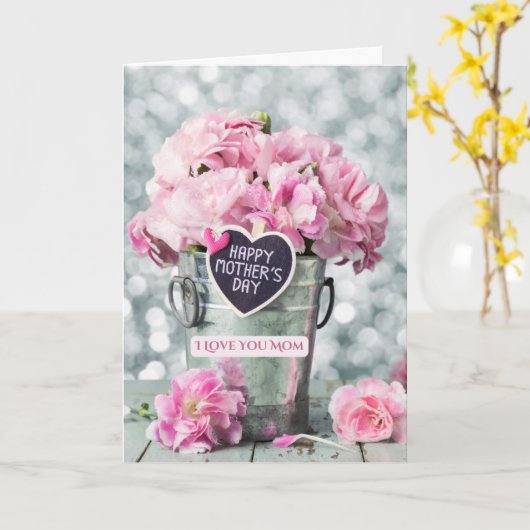 Ik hou van je, moeder – Moederdag Kaart (1 Kor 13: (Gele Bloem)