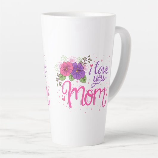 Ik hou van je moeder | MOEDERDAG Latte Mok (Rechterhoek)