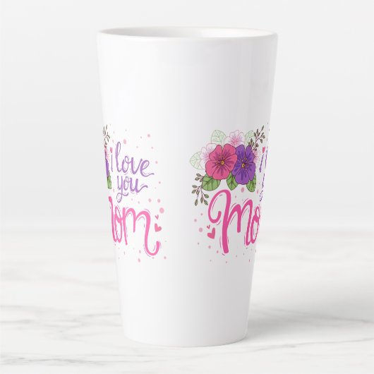 Ik hou van je moeder | MOEDERDAG Latte Mok (Voorkant)