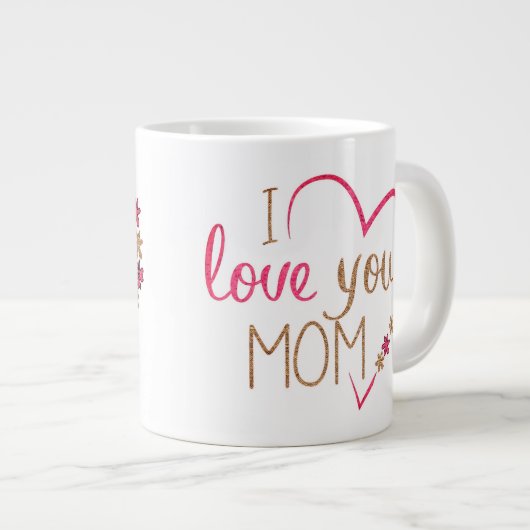 Ik hou van je moeder mok (Voorkant rechts)