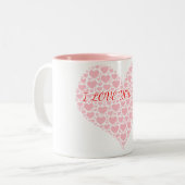 Ik hou van je moeder mok (Voorkant links)